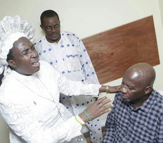 Veteran Nollywood actor, Baba Suwe?returns to Nigeria after spending weeks in a US hospital