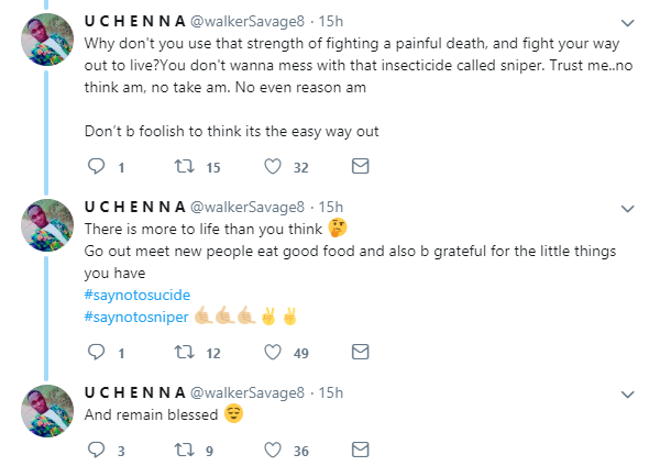 Man explains in graphic details what happens after one drinks sniper to discourage suicidal people