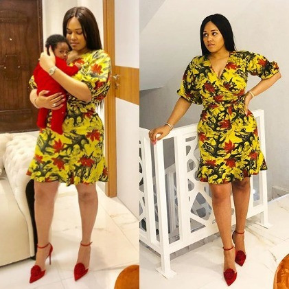 Lovely new photos of Tania Omotayo and her baby, Sarai
