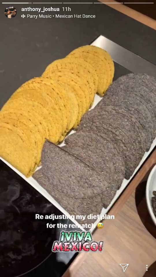 Anthony Joshua reveals new diet plan for his rematch with Andy Ruiz Jr as he considers leaving out Pounded Yam (Photos)