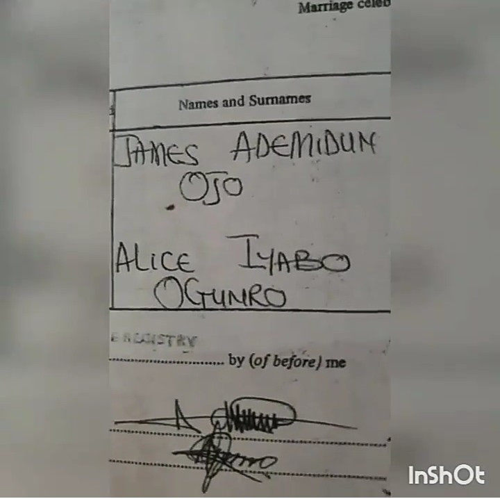 Iyabo Ojo releases photos from her wedding and her marriage certificate to discredit claims that she never got married