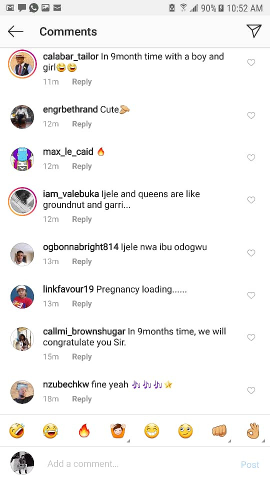 Social media users leave hilarious comments as Flavour shares photo of himself with newly crowned Miss USA, Cheslie Kryst (Screenshots)