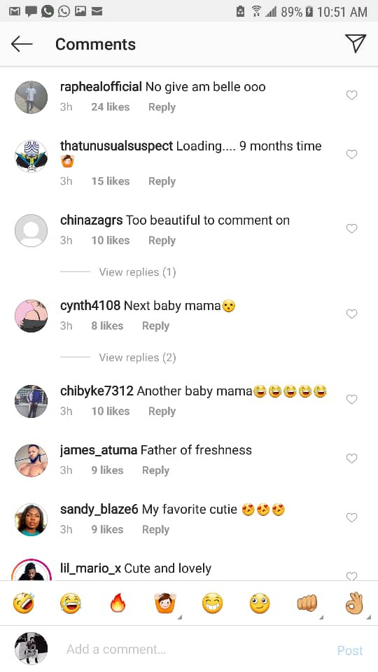 Social media users leave hilarious comments as Flavour shares photo of himself with newly crowned Miss USA, Cheslie Kryst (Screenshots)