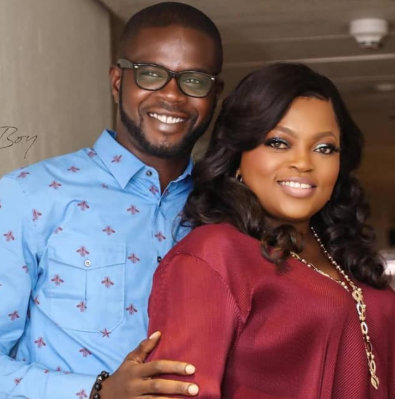 Lovely new photos Funke Akindele Bello and hubby, Jjc Sillz