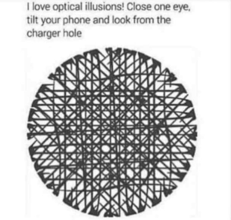 What do you see when you follow the instructions in this photo