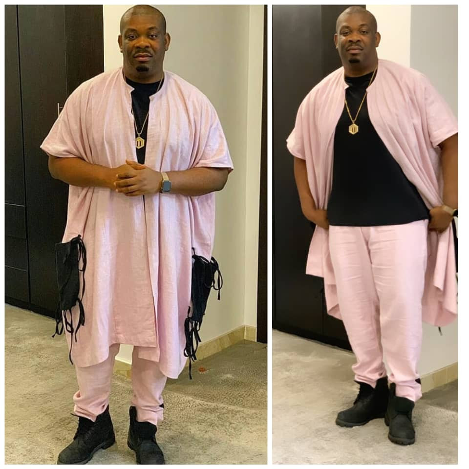 DonJazzy causes a stir online with his unique fashion statement (photos)