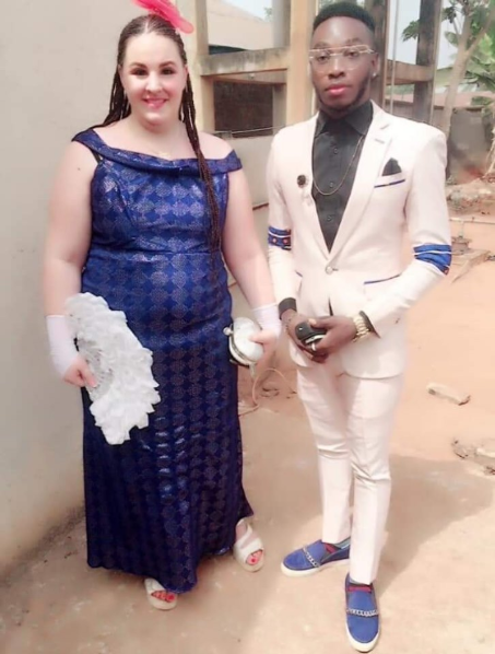 Trending FB post shared by Yahoo boy who fell in love with his "maga" and married her after she paid his "groom price"
