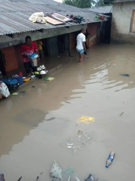 Viral photos show pathetic state of Abia roads after a heavy downpour