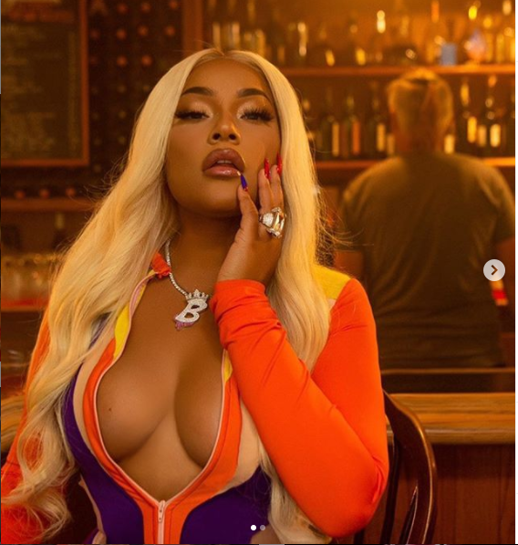Rapper, Stefflon Don flaunts cleavage in new stunning photos