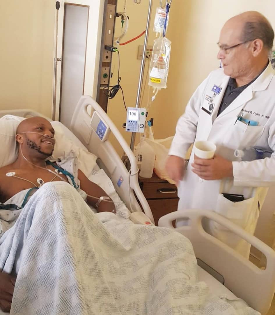 Actor Charles Okocha rushed to the theater for a quick surgery after falling ill suddenly in the US (photos)