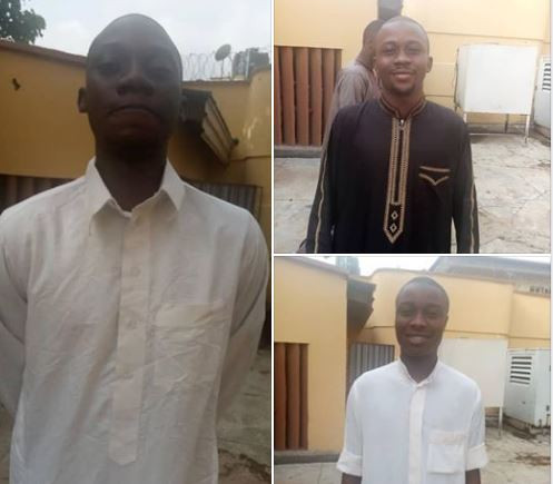Three young men bag one year jail term for romance scam in Ilorin