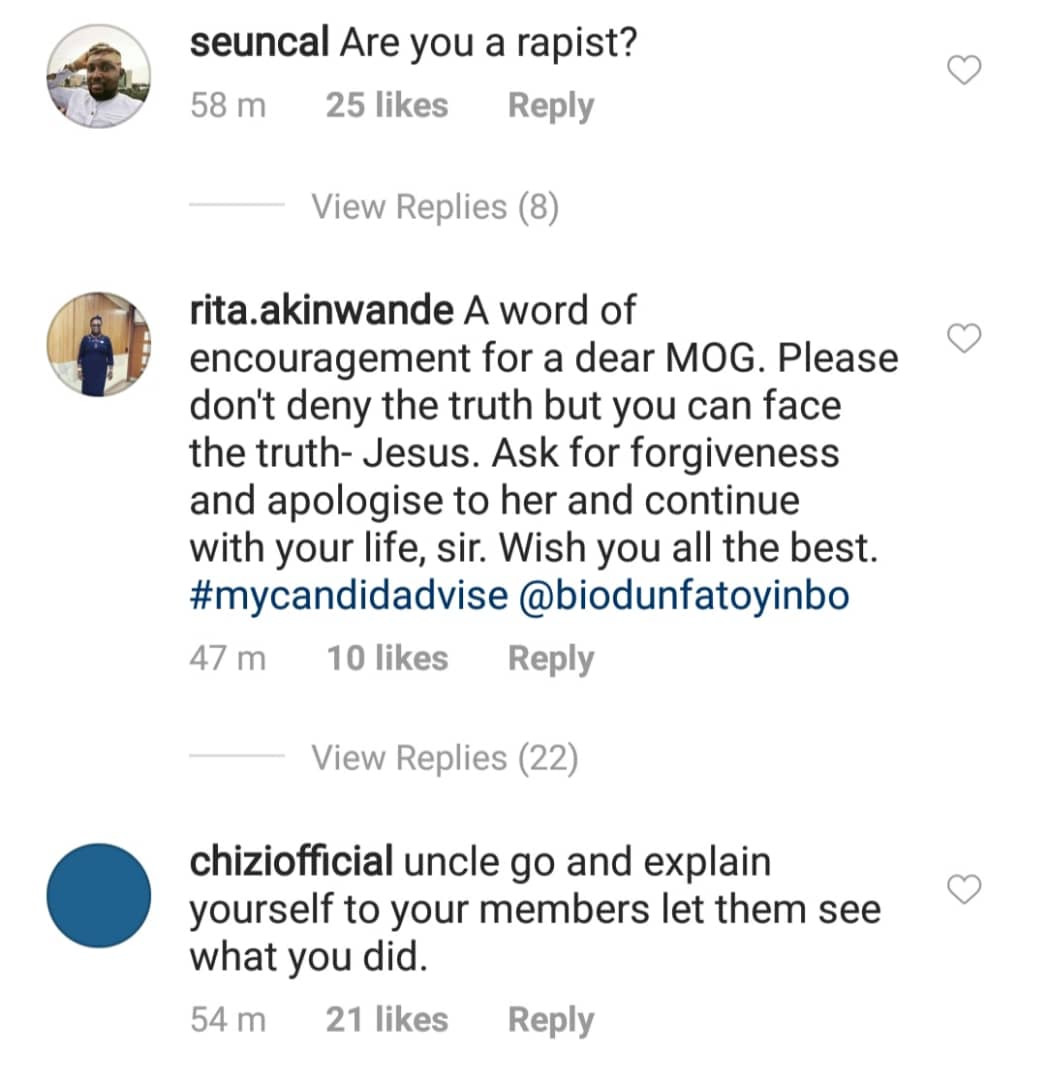 Rape allegation: Nigerians storm COZA pastor, Biodun Fatoyinbo