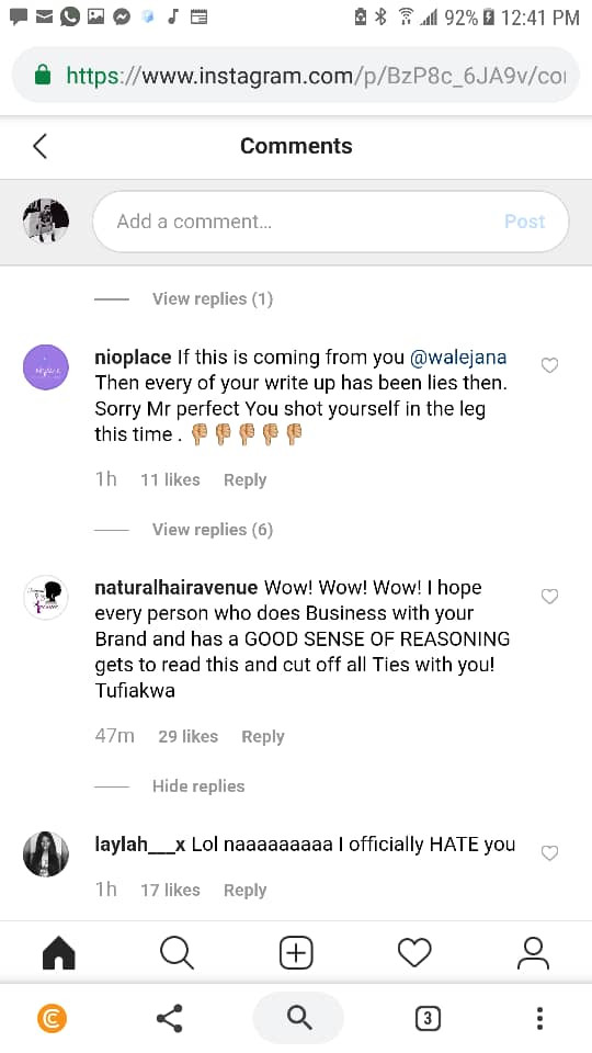 Simi, Waje, Kemi Adetiba, Lala Akindoju, other celebrities and IG users slam Wale Jana for defending alleged rapist pastor Biodun Fatoyinbo 
