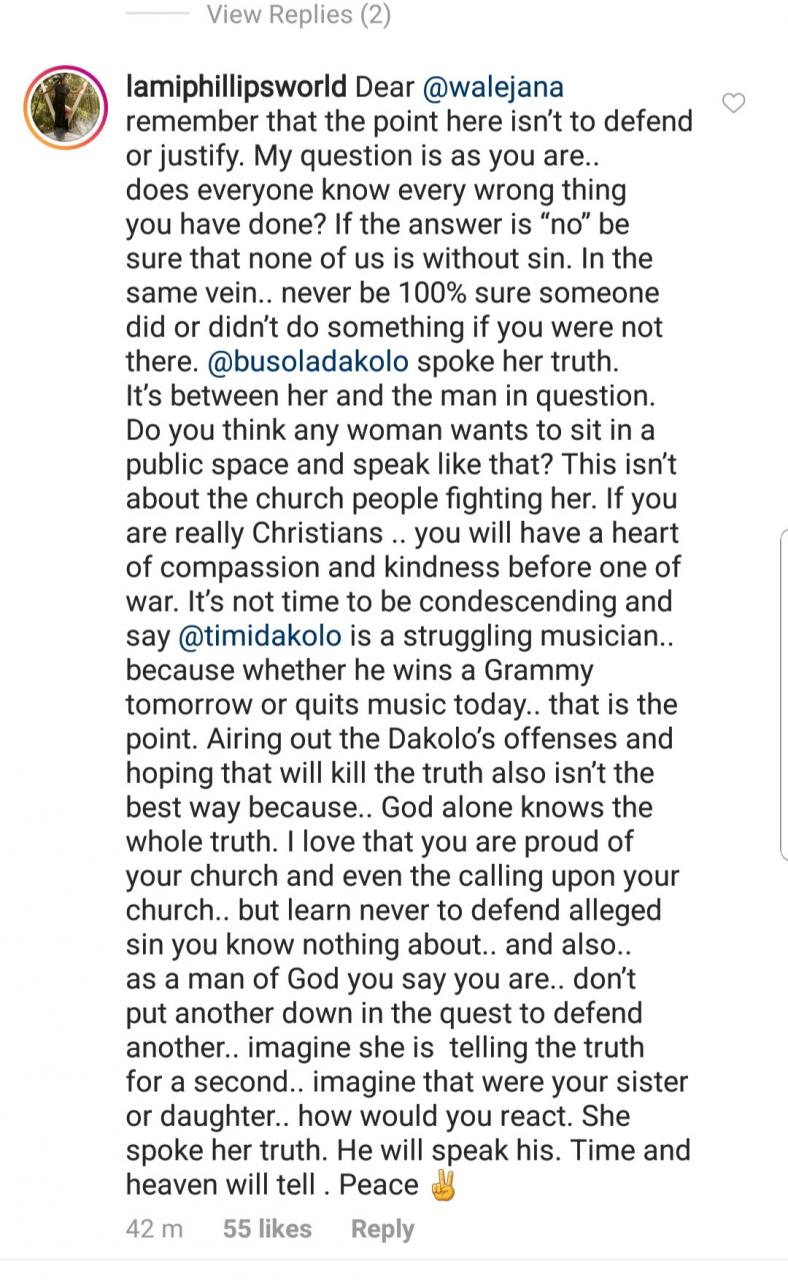 Simi, Waje, Kemi Adetiba, Lala Akindoju, other celebrities and IG users slam Wale Jana for defending alleged rapist pastor Biodun Fatoyinbo 