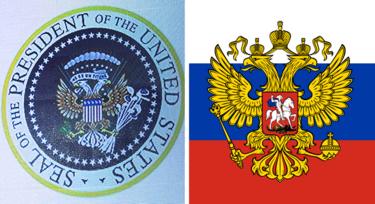 The doctored seal and the Russian coat of arms