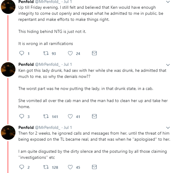 "Ken do the right thing. Why lie?" Man says his pastor friend confessed privately to raping a woman but is denying in public