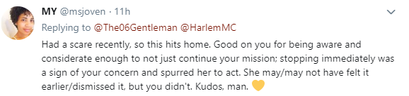Man reveals how he saved a lady