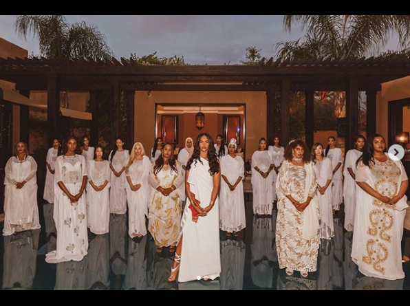 Sabrina Dhowre Elba shares magnificient photos from her "all white Buraanbur" in Somali