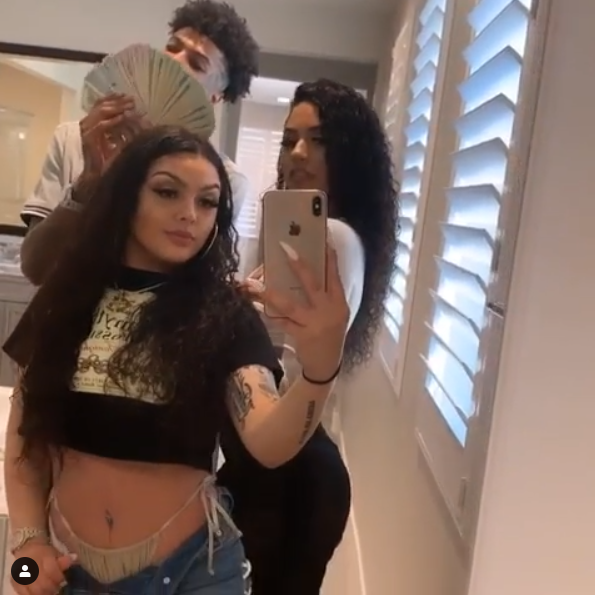 Blueface boasts about having two girlfriends, shows them off