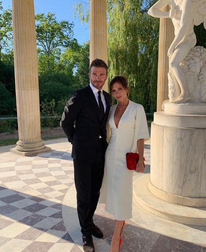 Victoria and David Beckham celebrate their 20th wedding anniversary at the Palace Of Versailles in France (Photos)