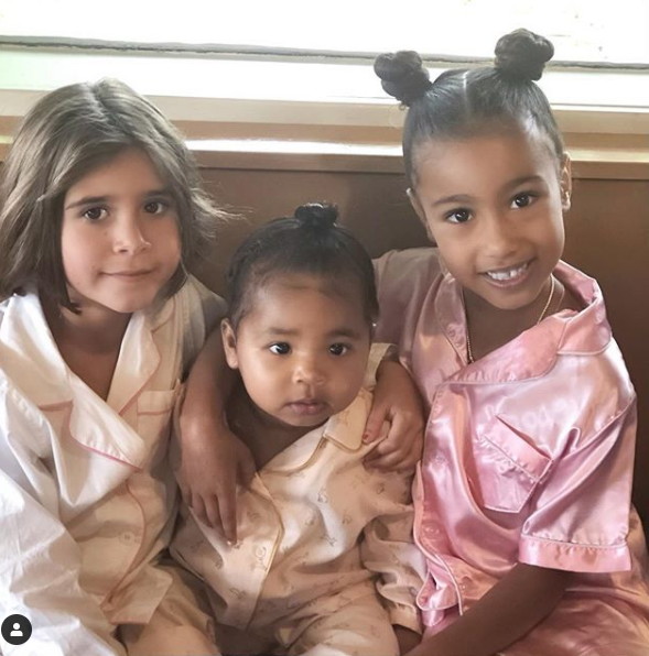 Penelope Disick, North West and friends arrive in a Stretch G-Wagon Limo for birthday bash (photos/Video)