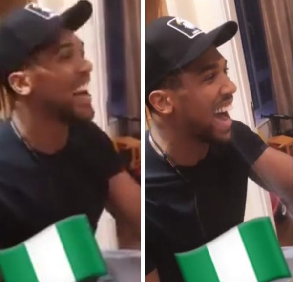 Anthony Joshua tries to recite Nigeria