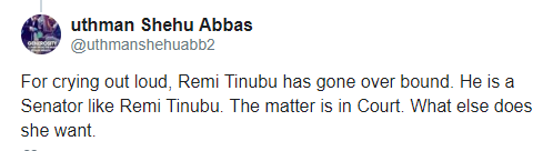 Nigerians are divided over over Senator Tinubu and Elisha Abbo