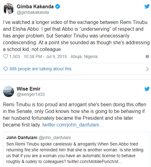 Nigerians are divided over over Senator Tinubu and Elisha Abbo