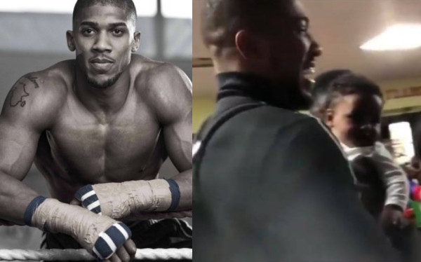 Anthony Joshua visits Nigeria  (video)