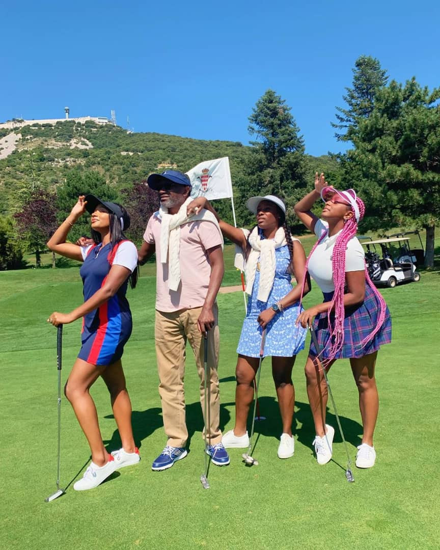 Photos: Billioanaire Femi Otedola and daughters vacation in Monaco