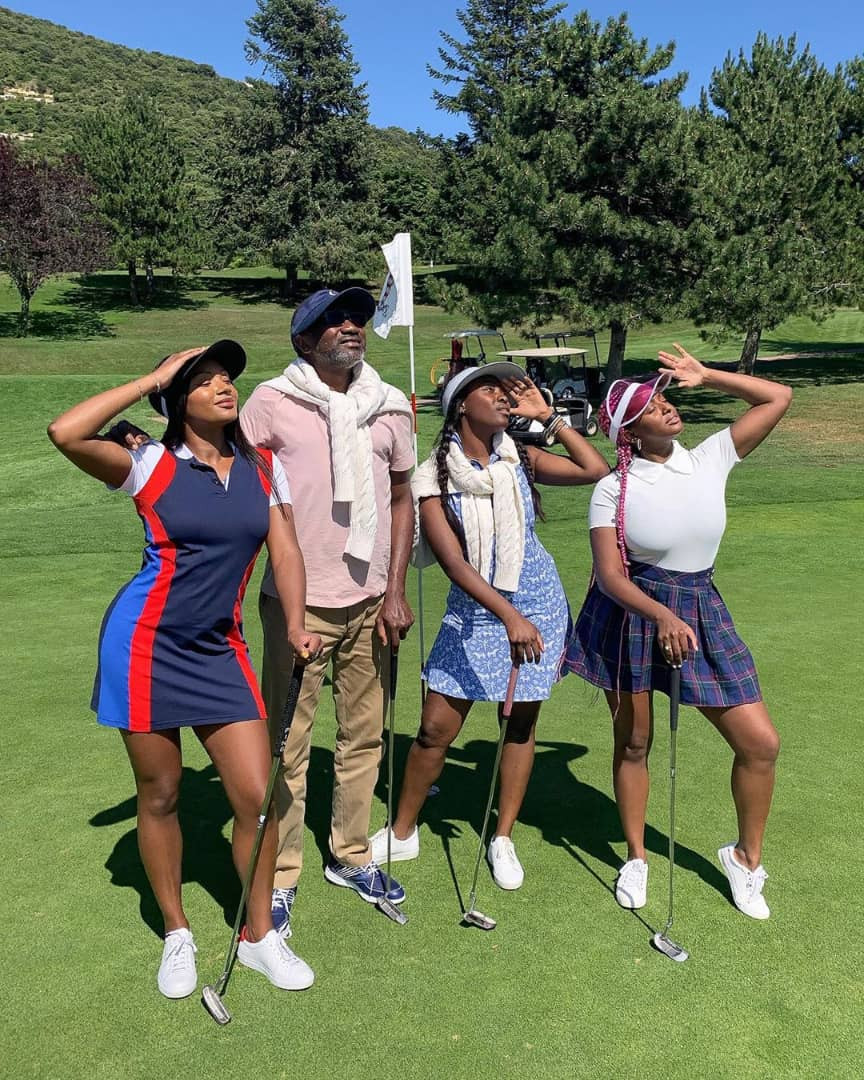 Photos: Billioanaire Femi Otedola and daughters vacation in Monaco