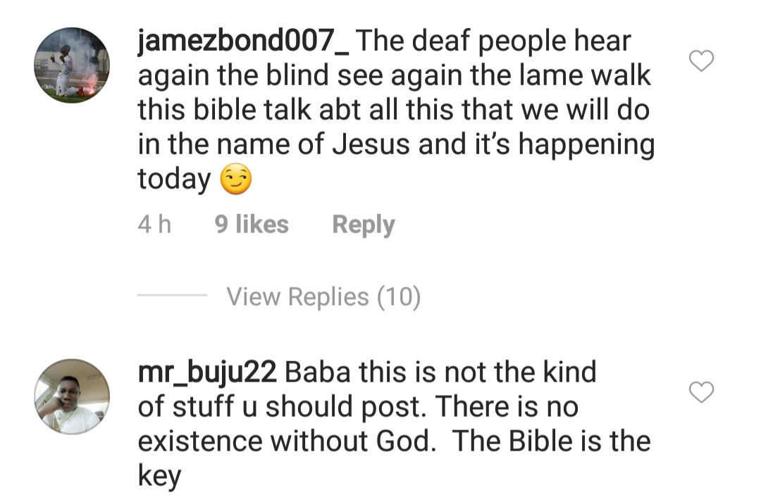 2face comes under serious attack for endorsing post criticizing the bible