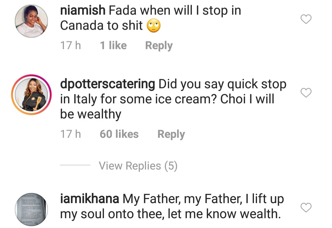 Hilarious reactions as Otedola and daughter DJ Cuppy travel to Italy just to have Ice Cream