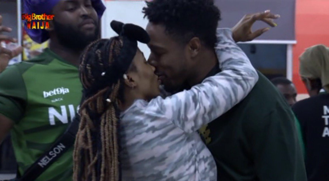 BBNaija: Mercy kisses her man Ike to celebrate his 27th birthday?(Video)