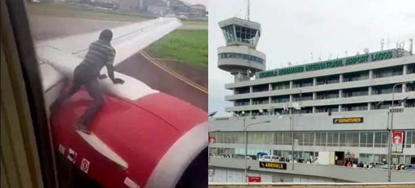 Identity of man who climbed aircraft at Lagos airport, revealed 