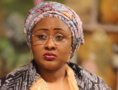 Aisha Buhari warns Police IG against intimidating Timi Dakolo and his wife