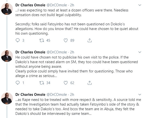 Rape:  Biodun Fatoyinbo will not be convicted because Busola Dakolo has no evidence against him- Nigerian judge Charles Omole predicts
