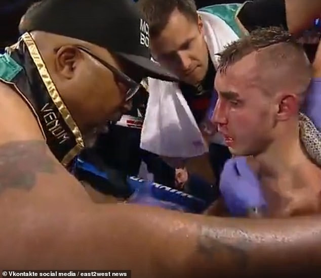 Russian boxer left fighting for his life after