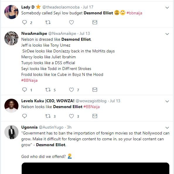 Desmond Elliott comes under serious attack for calling for a ban on Foreign movies in Nigeria