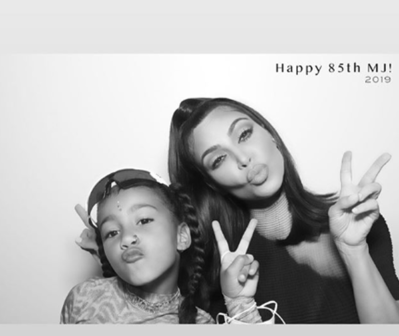 North West, 6, rocks nose ring to great-grandmother MJ