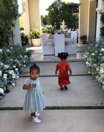 North West, 6, rocks nose ring to great-grandmother MJ