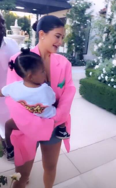 North West, 6, rocks nose ring to great-grandmother MJ