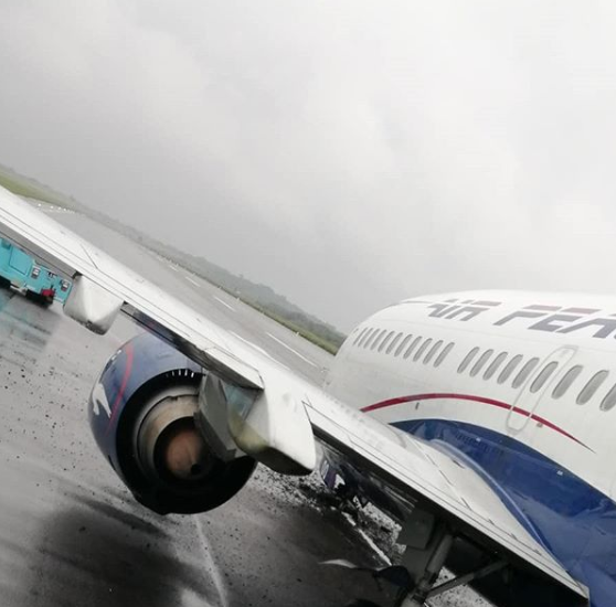Crash averted as plane 