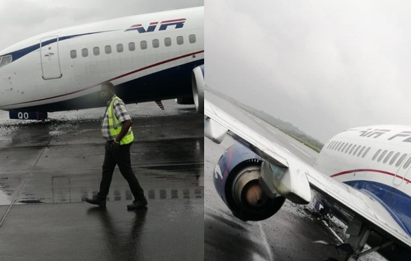 Crash averted as plane