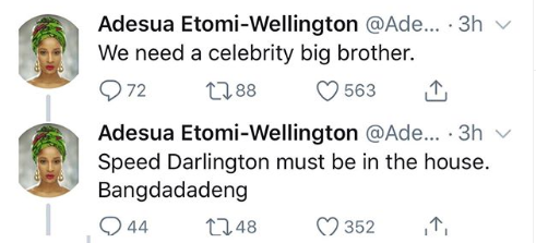 Speed Darlington replies Adesua Etomi over invitation to BBNaija 
