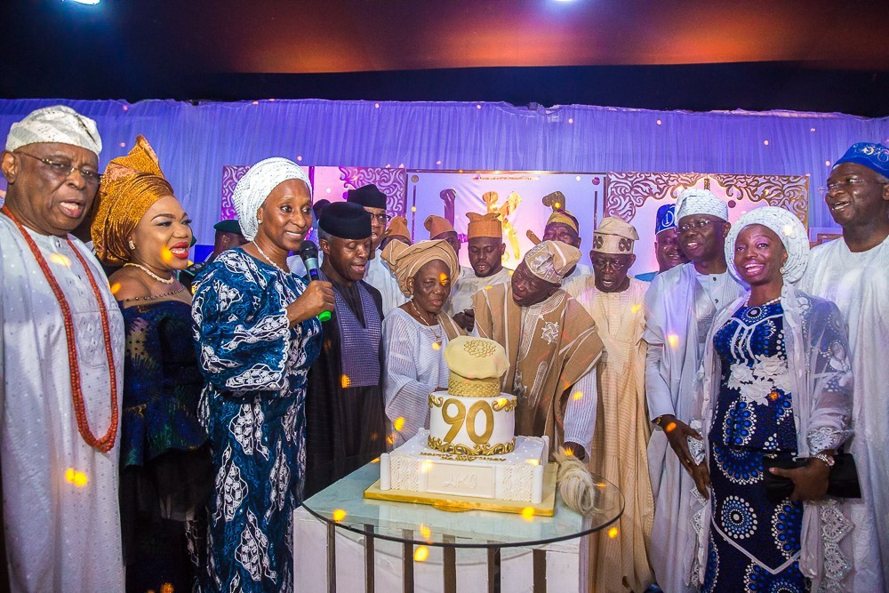 Photos:  Osinbajo, Tinubu, Sanwo-Olu, others attend 90th Birthday celebration of ex-Lagos state gov, Lateef Jakande