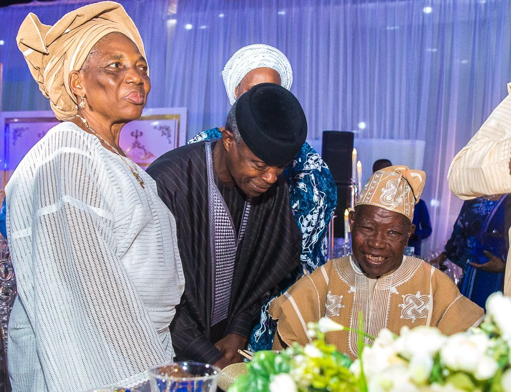 Photos:  Osinbajo, Tinubu, Sanwo-Olu, others attend 90th Birthday celebration of ex-Lagos state gov, Lateef Jakande