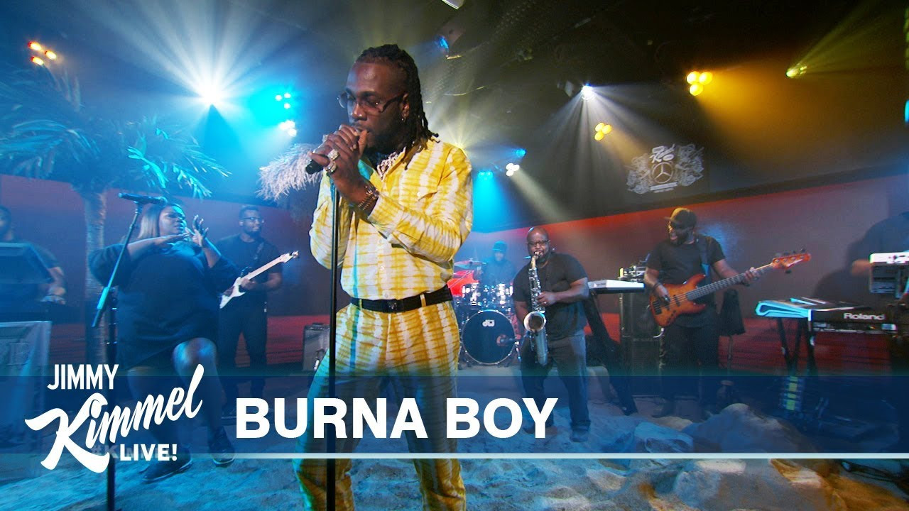 Watch Burna Boy perform
