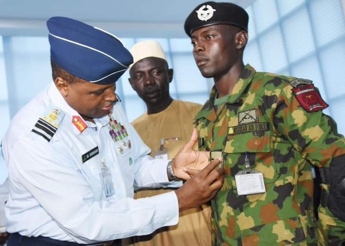 Airforce officer gets double promotion for returning ?37,000