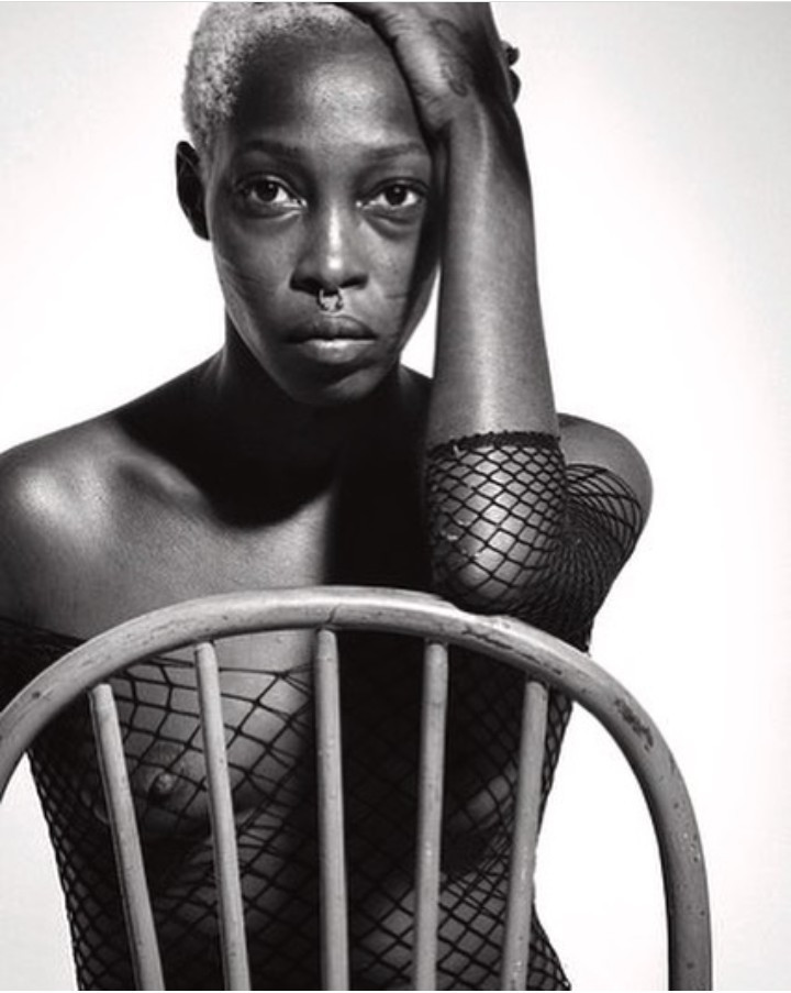 Nigerian model with tribal marks, Adetutu, releases more naked photos